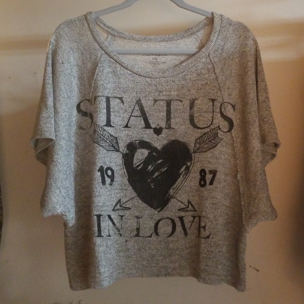 ✔️Comfy knit slouch cropped sweater